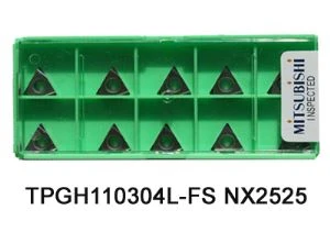 Mewnbwn Diflas Carbide TPGH110304L-FS NX2525